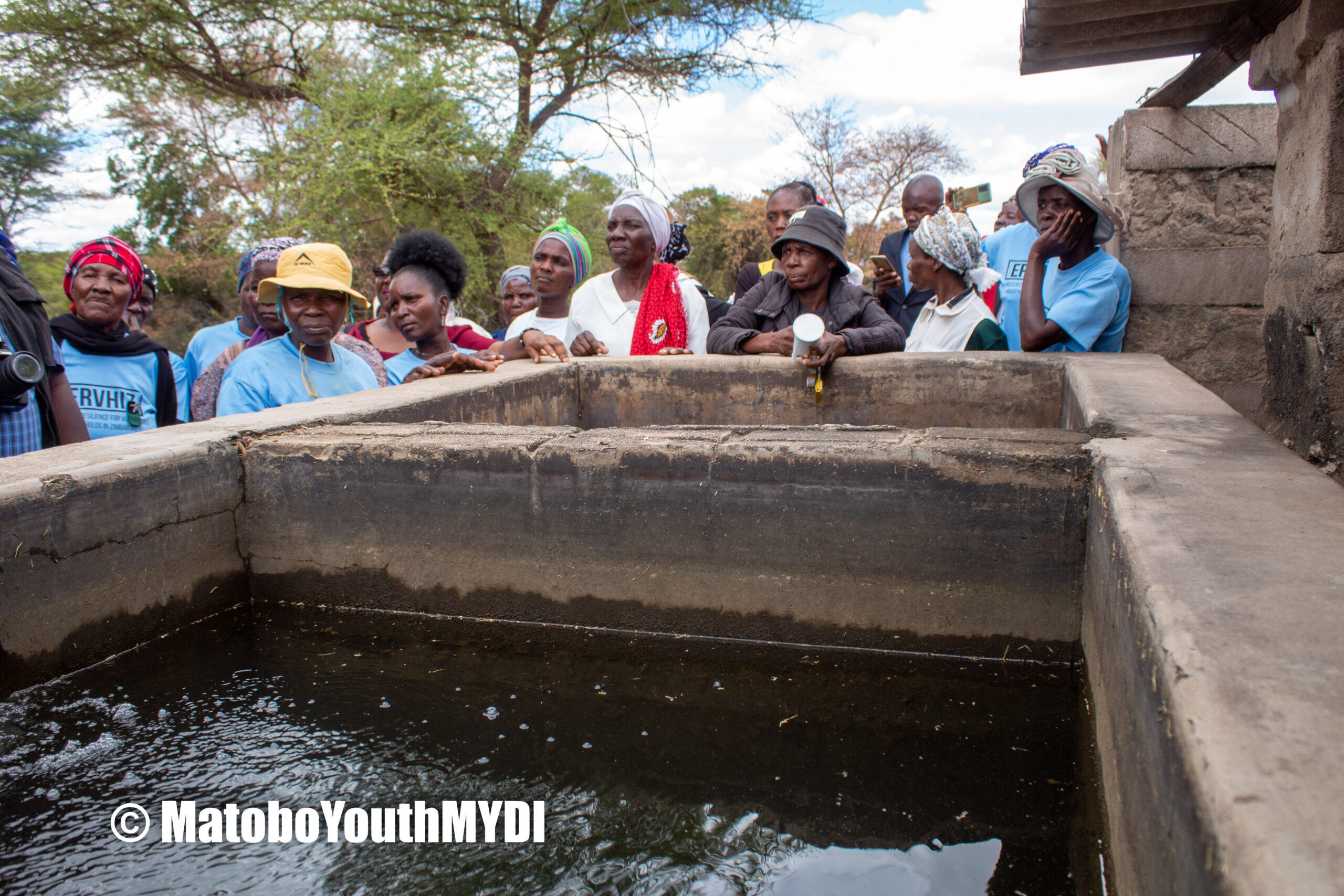 Women from ward 8 Lingwe village are now accessing clean and safe water through the Lingwe Pipe Water Scheme.