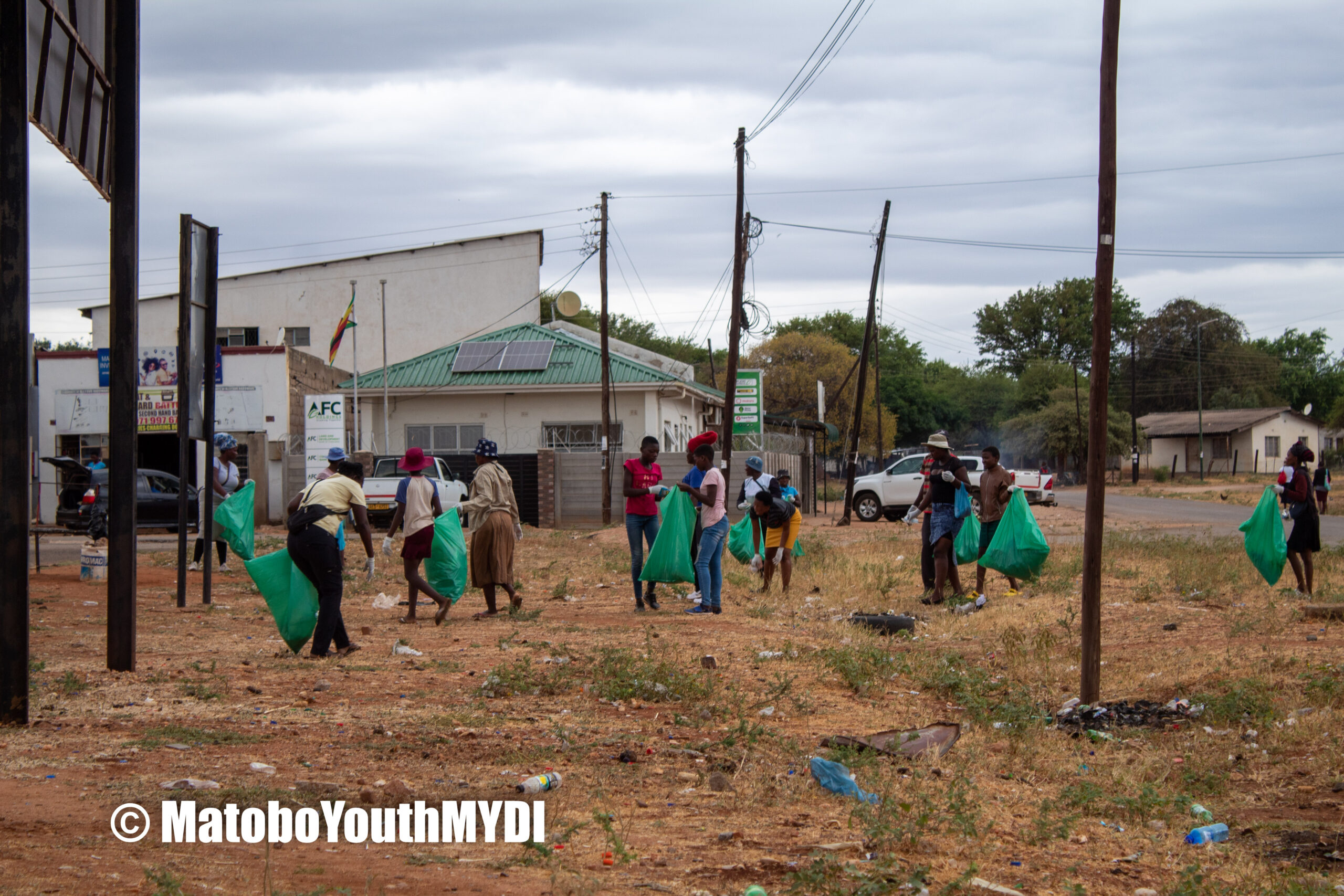 First Friday of the month Clean Up Campaign in Maphisa Growth Point